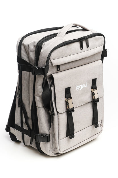 iggual - Mochila portátil 17" All-Round Urban Gris