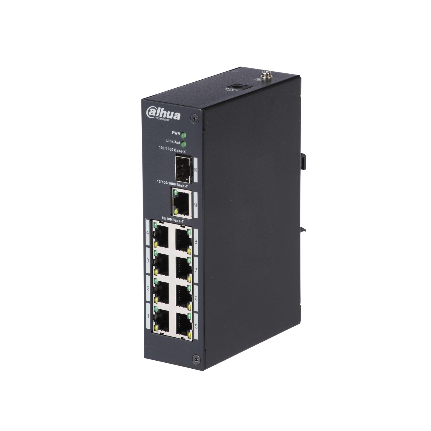 Dahua Technology - Access DH-PFS3110-8T switch No administrado L2 Fast Ethernet (10/100) Negro