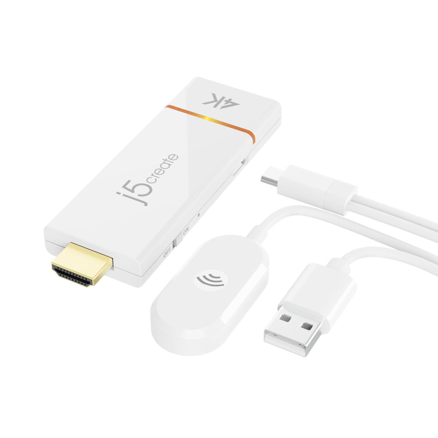 j5create - JVAW76-N Adaptador de pantalla inalámbrico ScreenCast 4K HDMI