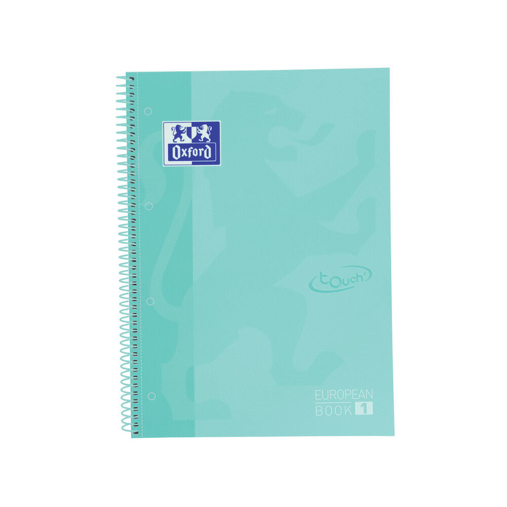 Oxford - 400117274 cuaderno y block A4+ 80 hojas Color menta Pack 5 Unid