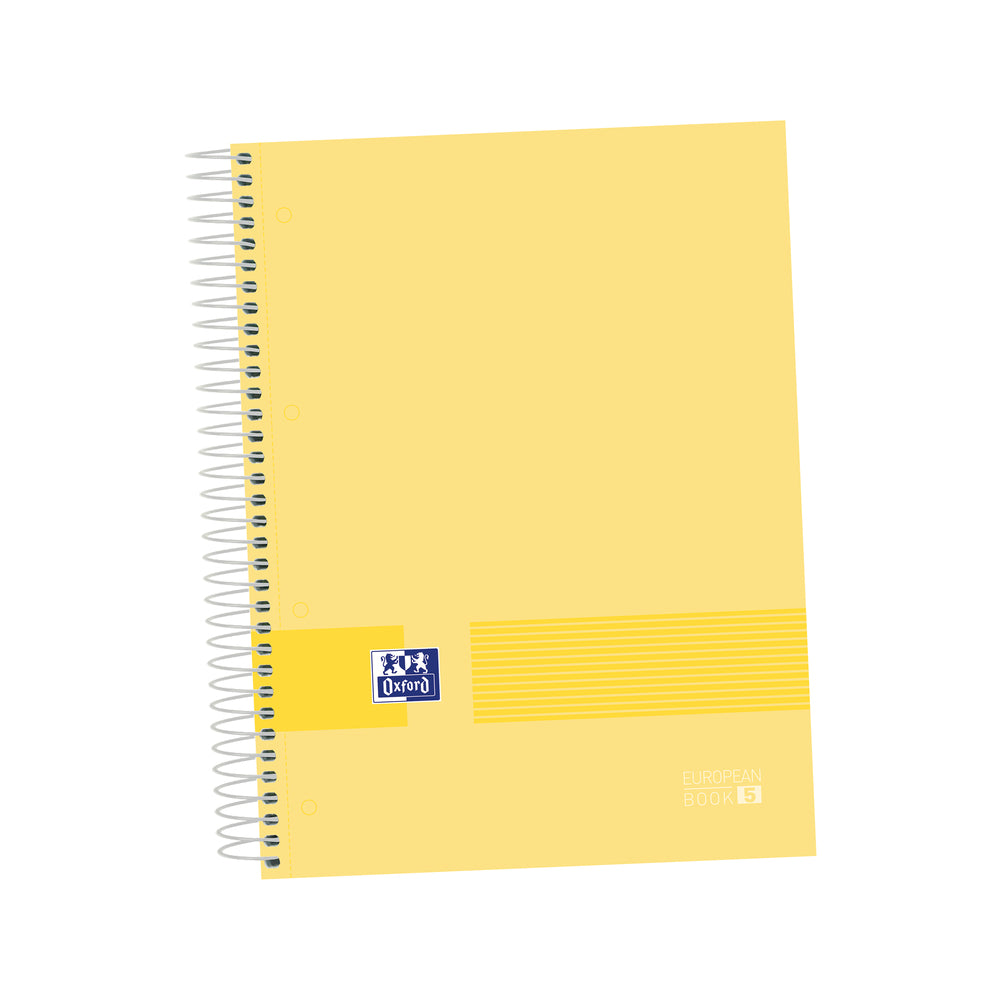 Oxford - 400149497 cuaderno y block A4+ 120 hojas Gris  Color menta  Rosa  Amarillo - Pack de 5 unidades - 400149497