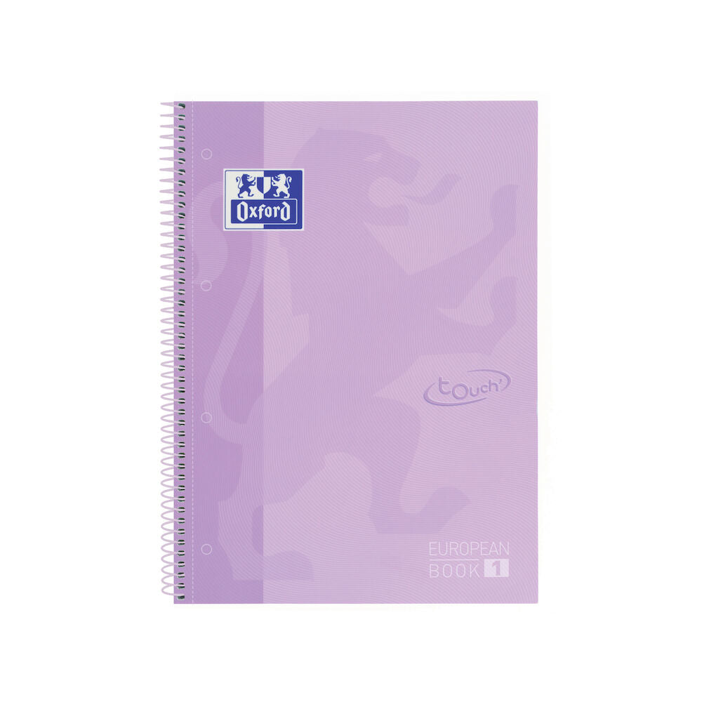 Oxford - 400117273 cuaderno y block A4+ 80 hojas Púrpura 5 Unid