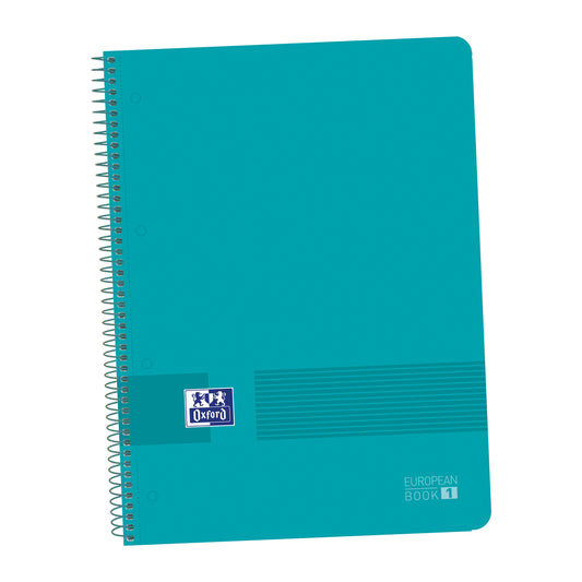 Oxford - cuaderno y block A4+ 80 hojas Color aguamarina - Pack de 5 unidades - 400149420