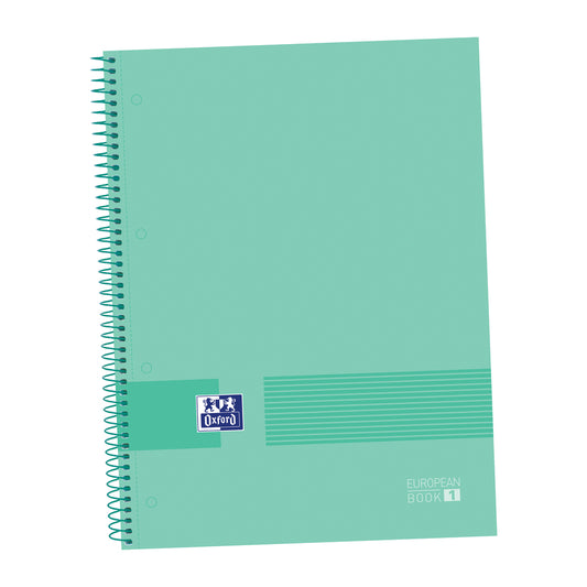 Oxford - 400149495 cuaderno y block A4+ 80 hojas Verde - Pack de 5 unidades - 400149495