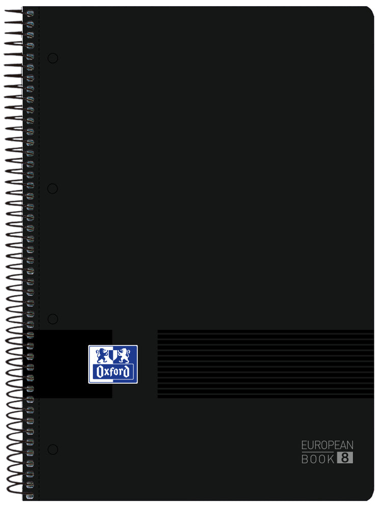 Oxford - 400088489 cuaderno y block 160 hojas Negro 400088489 Pack 5 Unid