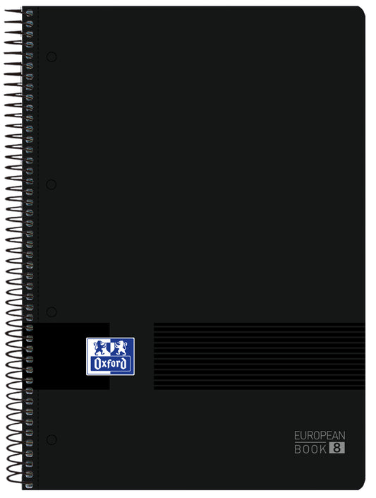 Oxford - 400088489 cuaderno y block 160 hojas Negro 400088489 Pack 5 Unid