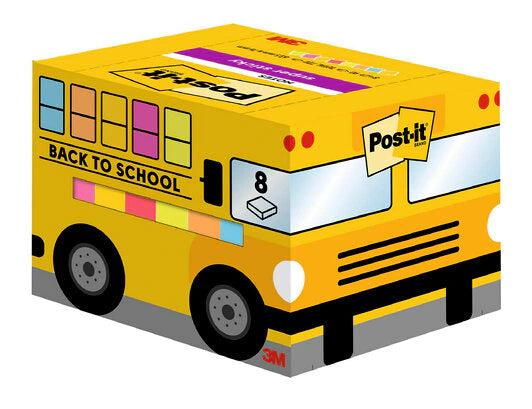 Post-It - TACO NOTAS POST-IT PACK AUTOBUS 8x90h