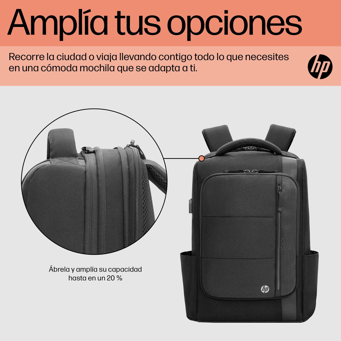 HP - Mochila para portátiles Renew Executive de 16 pulgadas