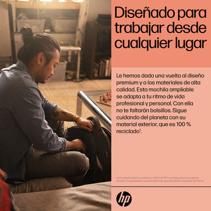 HP - Mochila para portátiles Renew Executive de 16 pulgadas