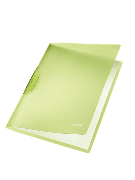 Leitz - DOSSIER CLIP LEITZ RAINBOW 30h VERDE - Pack de 6 unidades