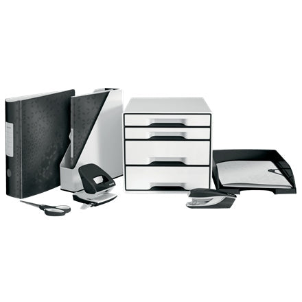 Leitz - 52263095 bandeja de escritorio/organizador Poliestireno Negro