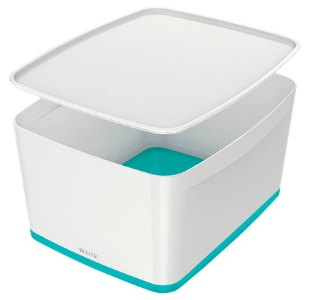 Leitz - 52161051 caja de almacenaje Rectangular ABS sintéticos Azul  Blanco