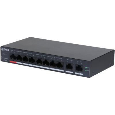 Dahua Technology - DH-CS4010-8ET-110 switch Gestionado L2 Fast Ethernet (10/100) Energía sobre Ethernet (PoE) Negro