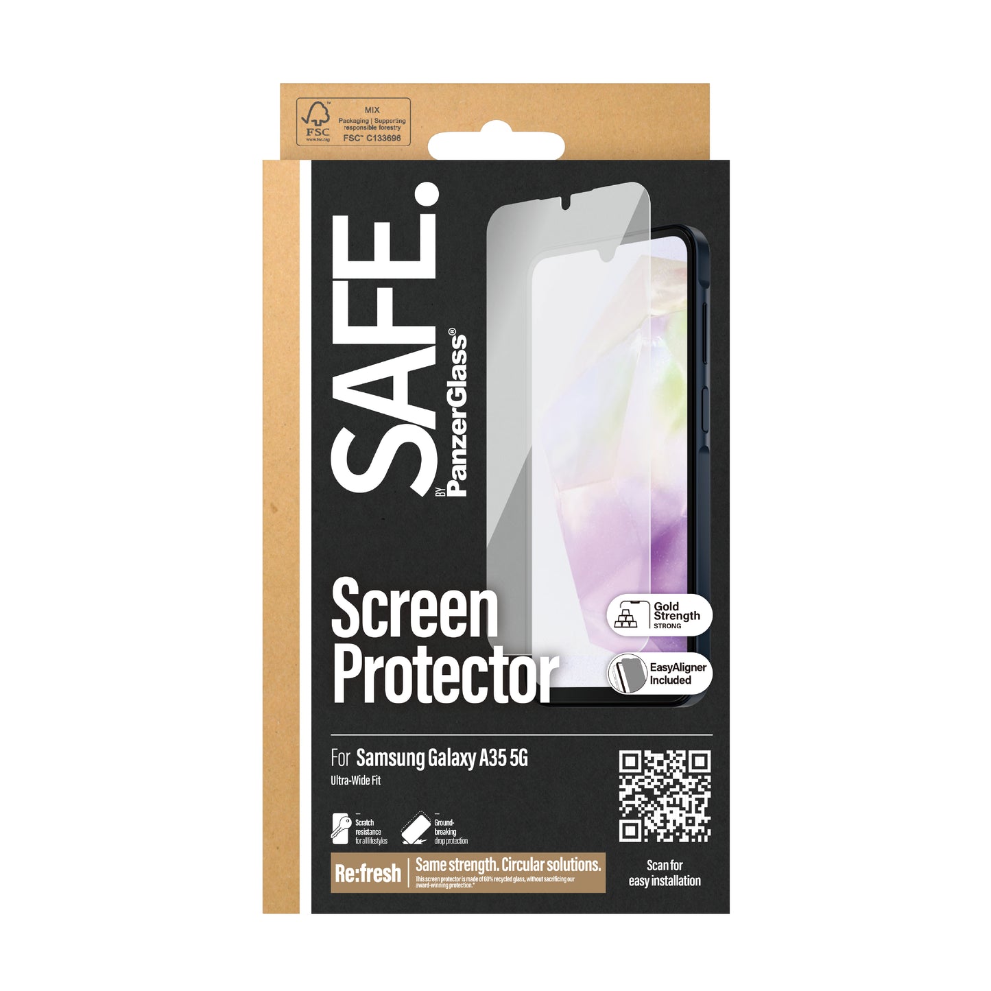 PanzerGlass - SAFE. by Samsung New A34 5G UWF Protector de pantalla 1 pieza(s)