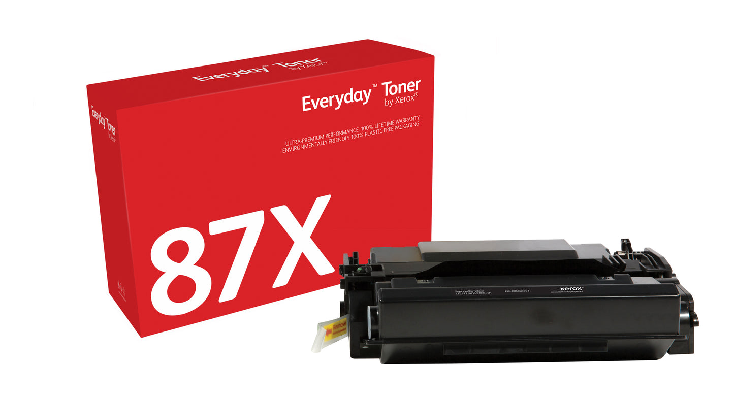 Everyday El tóner ™ Negro de Xerox es compatible con HP 87X (CF287X), High capacity