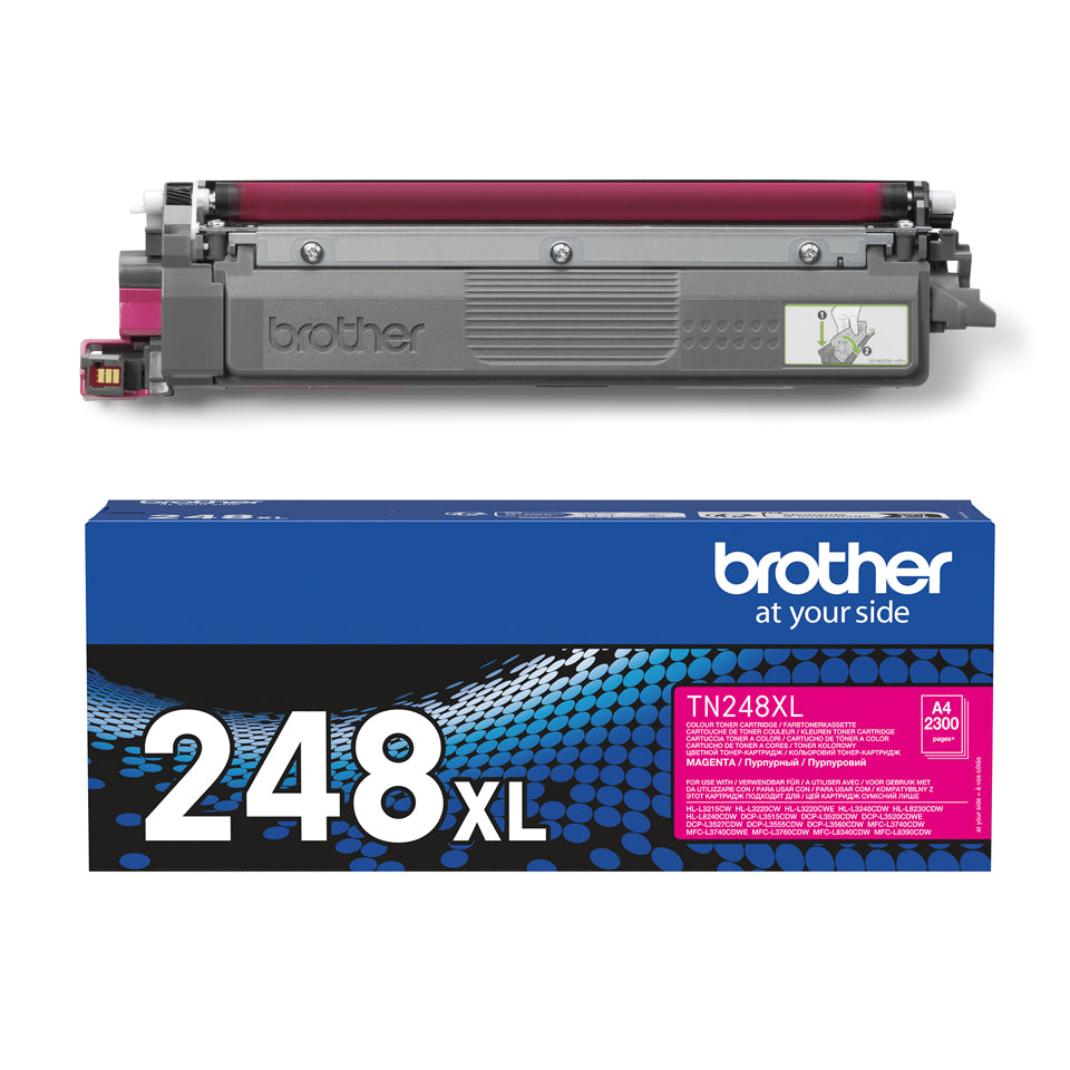 Brother TN-248XLM cartucho de tóner 1 pieza(s) Original Magenta