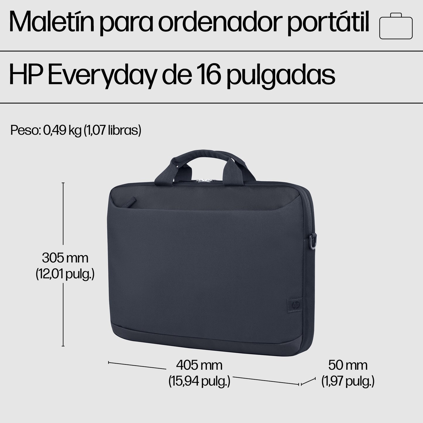 HP - Maletín para portátil Everyday de 16 pulgadas