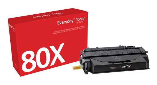 Everyday El tóner ™ Negro de Xerox es compatible con HP 80X (CF280X), High capacity