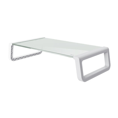 Trust - 25351 soporte para monitor Escritorio Transparente  Blanco