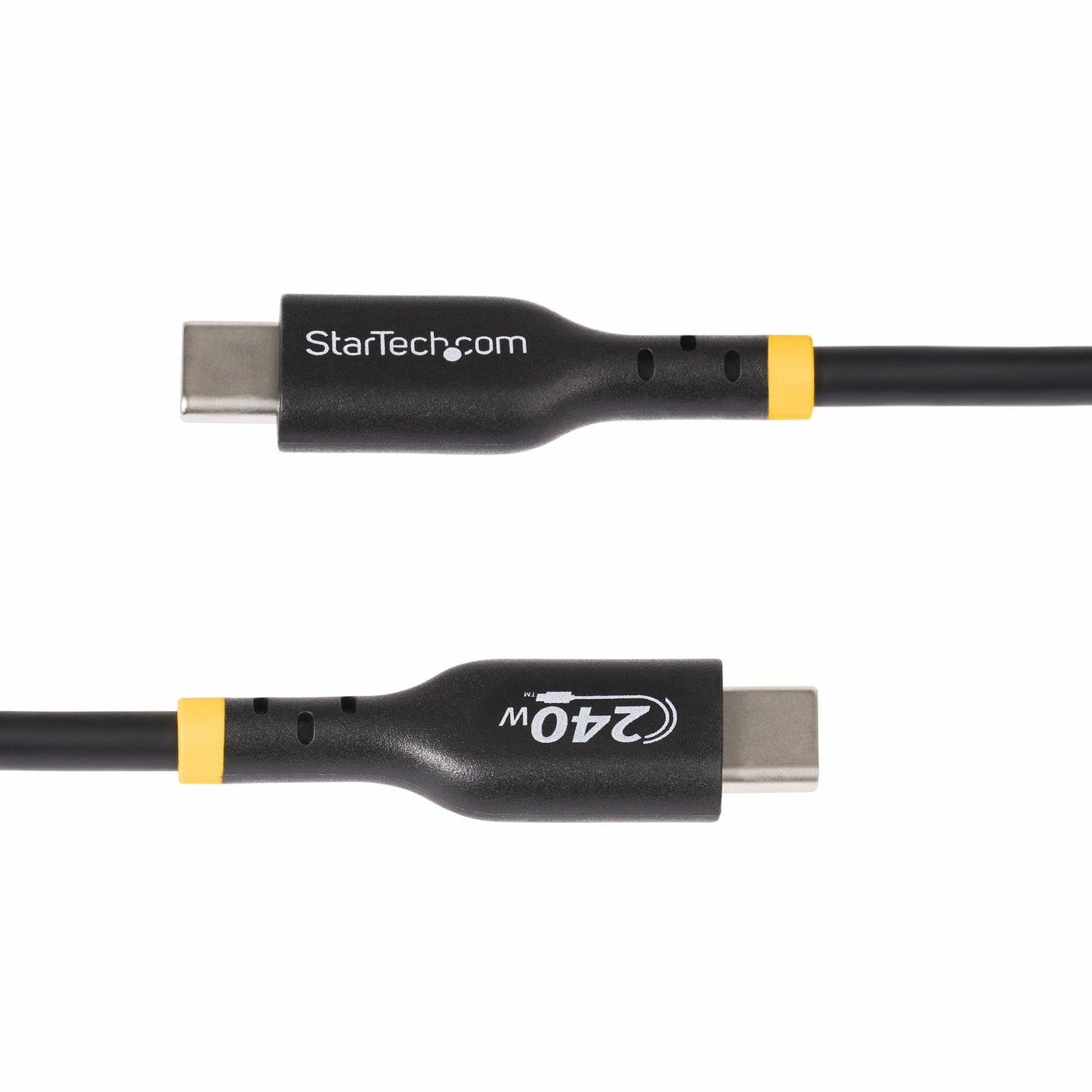 StarTech.com - Cable de Carga USB-C de 2m - Cable USB Tipo C - Certificación USB-IF - PD de 240W EPR - Cable USB 2.0 USB-C de Carga para Portátiles - Recubrimiento de TPE - Macho a Macho