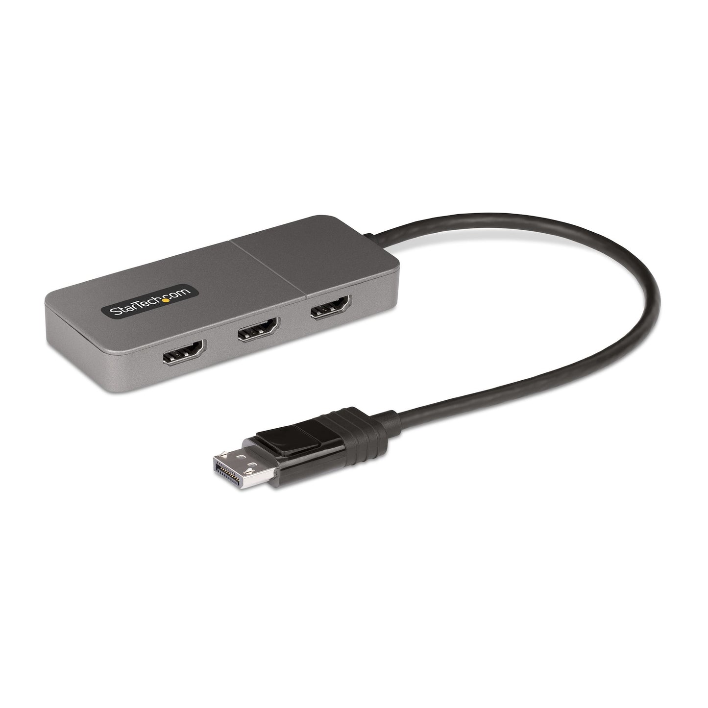 StarTech.com - Hub MST de 3 Puertos - Multiplicador Divisor DisplayPort a 3 Puertos HDMI 4K60Hz - Adaptador Gráfico DP 1.4 Multimonitor - Cable de 30cm - Alimentado por USB - Solo Windows