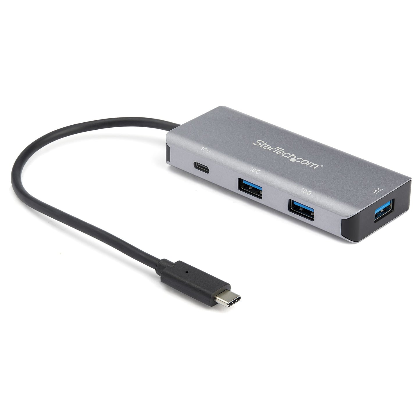 StarTech.com - Hub Ladrón USB C con 3 Puertos USB A y 1 Puerto USB C - Concentrador USB Tipo C 3.2 Gen 2 - Alimentado por el Bus USB - Hub Adaptador Compacto USB-C a USB - Hub Ladrón para Ordenador Portátil - de Aluminio