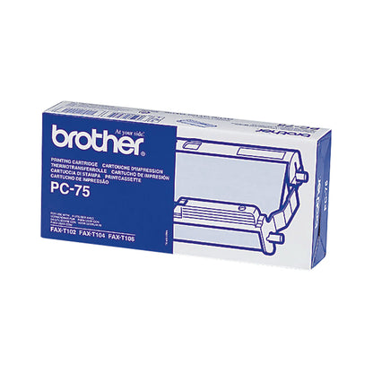 Brother PC-75 suministro para fax Cinta + cartucho de fax 144 páginas Negro 1 pieza(s)