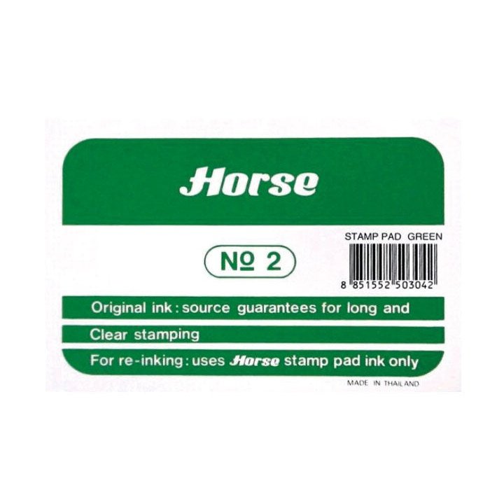 Office Club - TAMPON 110X70 MM HORSE VERDE