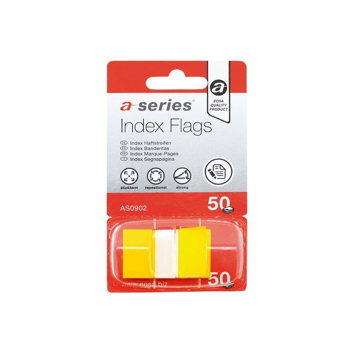 A - SERIES - INDICES 50H AUTOADH. A-SERIES 12X44MM AMARILLO