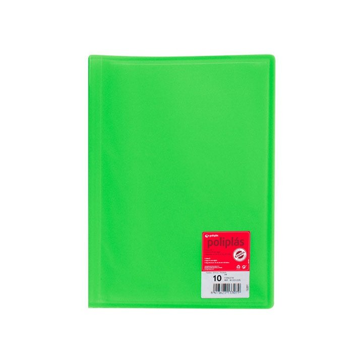 Grafoplas - CARP. 10F POLIPLAS GRAFOPLAS A4 PP VERDE 01311221