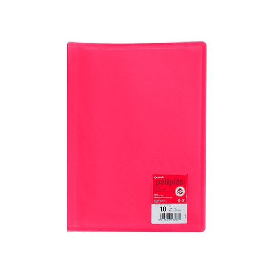 Grafoplas - CARP. 10F POLIPLAS GRAFOPLAS A4 PP FUCSIA 01311254