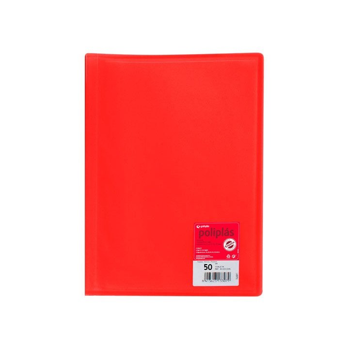 Grafoplas - CARP. 50F POLIPLAS GRAFOPLAS A4 PP ROJO 01351251