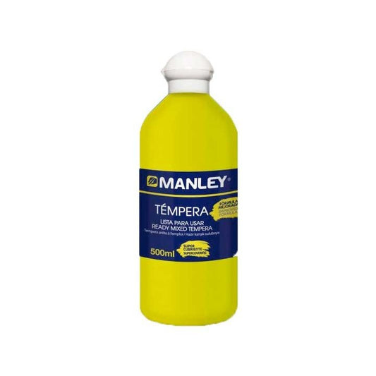 Manley - BOTE 500ML TEMPERA LIQUIDA MANLEY AMARILL MNP18625