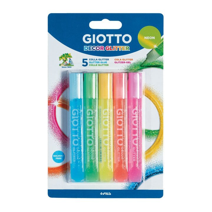 Giotto - B.5UN GIOTTO GLITTER GLUE NEON 10.5ML 545300