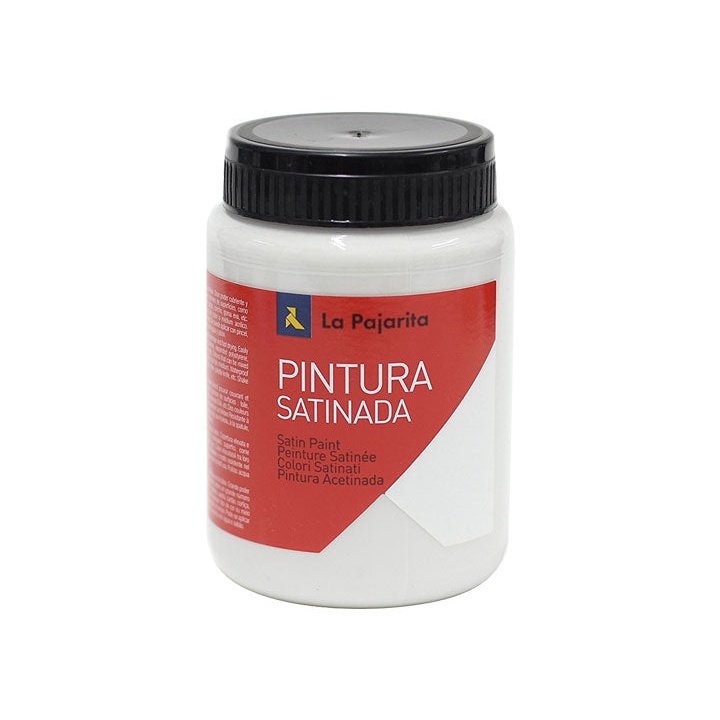 La Pajarita - PINTURA SATIN.375ML LA PAJARITA 112113 GRIS PLATA