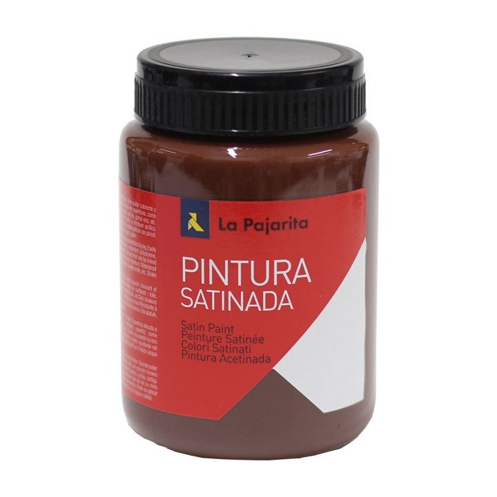 La Pajarita - PINTURA SATIN.375ML LA PAJARITA 169113 CASTAÑO