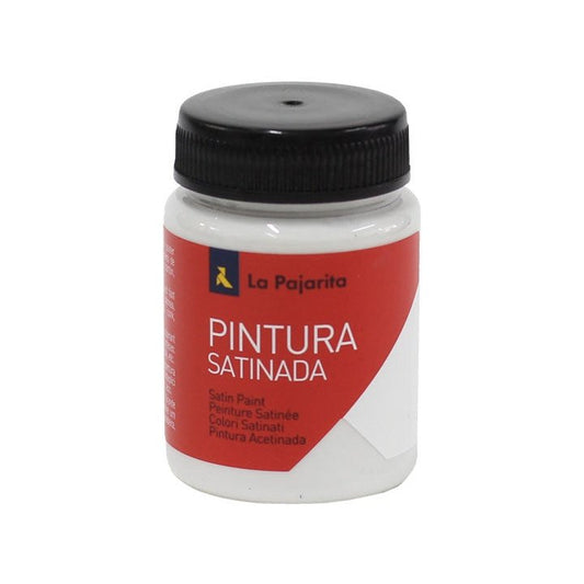 La Pajarita - PINTURA SATIN.75ML LA PAJARITA 112116 GRIS PLATA