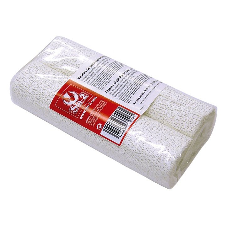 Sio-2 - PACK 2 ROLLOS VENDA YESO SIO-2 20X270CM 3600000200