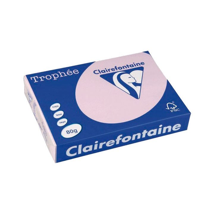 Clairefontaine - PAQ. 500H PAP. TROPHEE CLF SUAVE A3 80G LILA