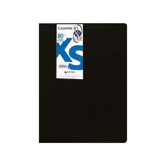 Grafoplas - CARPETA 80FUND. GRAFOPLAS IN&OUT XS 39458010 NEGRO