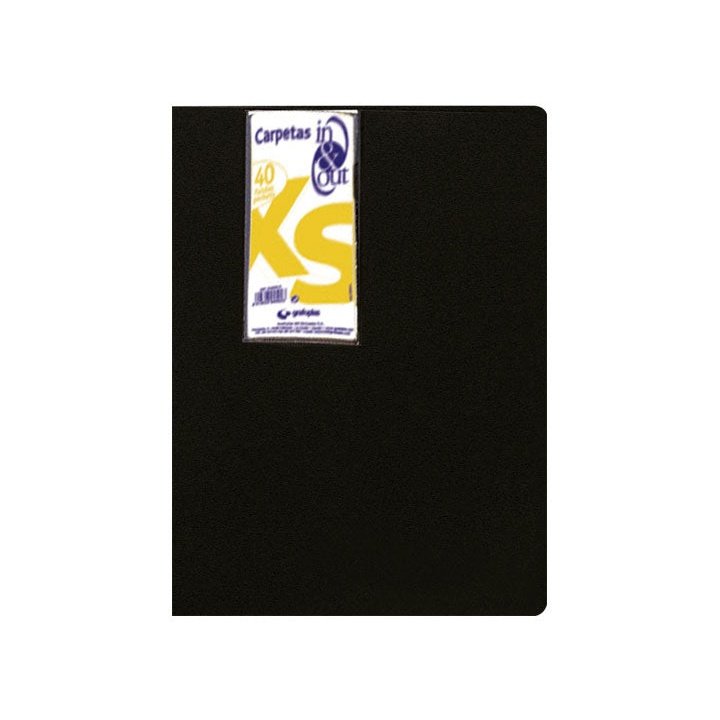 Grafoplas - CARPETA 40FUND. GRAFOPLAS IN&OUT XS 39454010 NEGRO