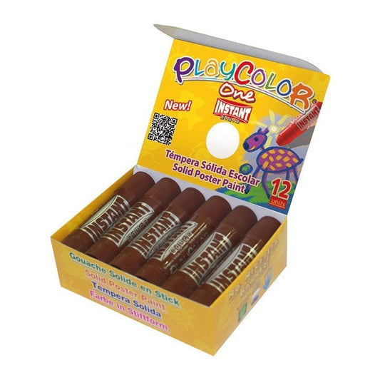 Playcolor - EST. 12U TEMP. SOLIDAS PLAYCOLOR 10G MARRON 10861