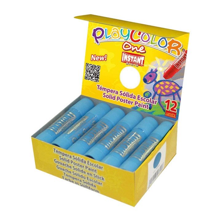 Playcolor - EST 12U TEMP. SOLIDAS PLAYCOLOR 10G AZ.CLARO 10881