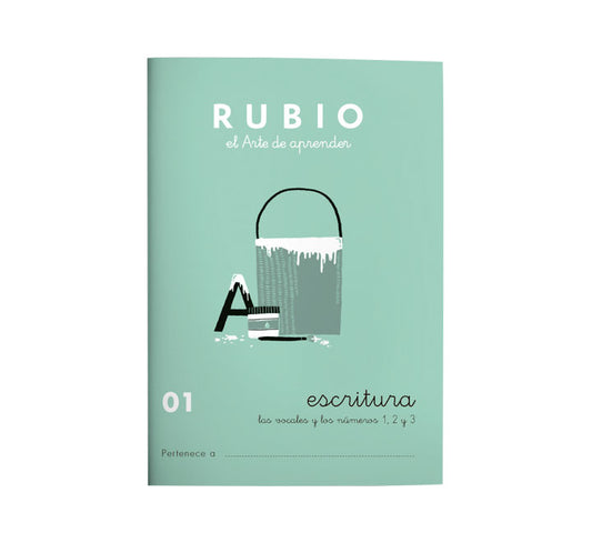 Miquelrius - CUADERNO RUBIO A5 ESCRITURA 01 - Pack de 10 unidades