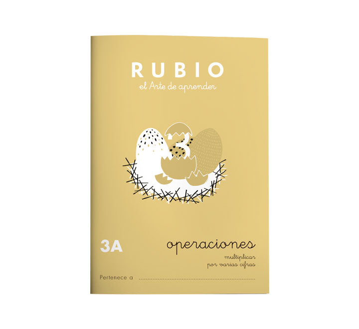 Miquelrius - CUADERNO RUBIO A5 OPERAC.y PROBLEMAS  3A - Pack de 10 unidades