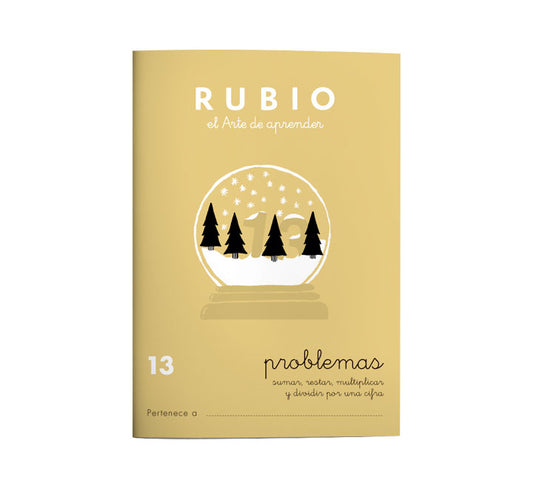 Miquelrius - CUADERNO RUBIO A5 OPERAC.y PROBLEMAS 13 - Pack de 10 unidades