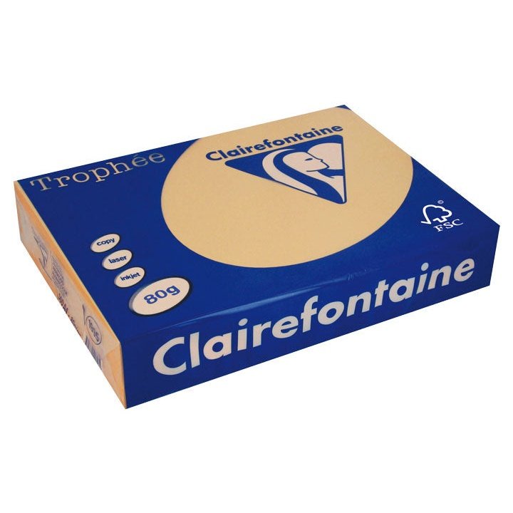 Clairefontaine - PAQ. 500H PAP. TROPHEE CLF SUAVE A4 80G ALBARIC.