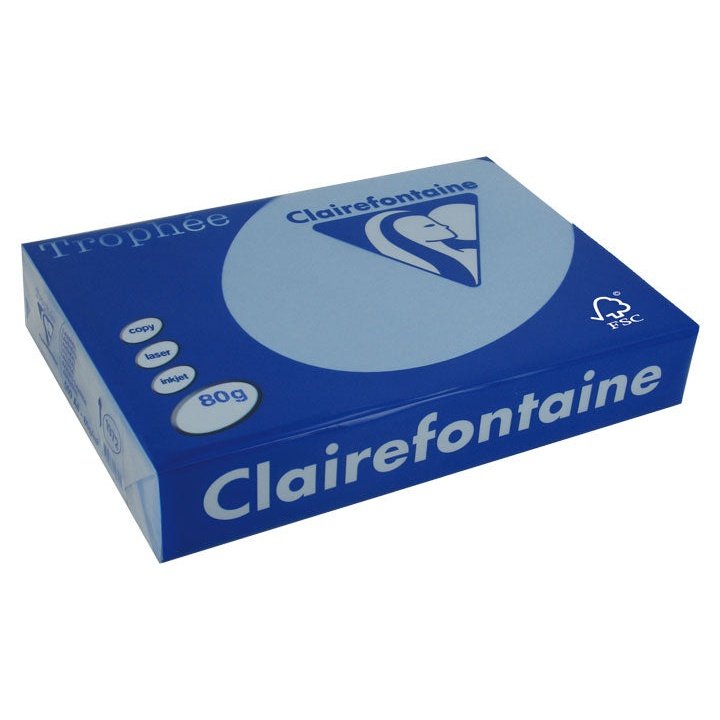 Clairefontaine - PAQ. 500H PAP. TROPHEE CLF SUAVE A4 80G LAVANDA