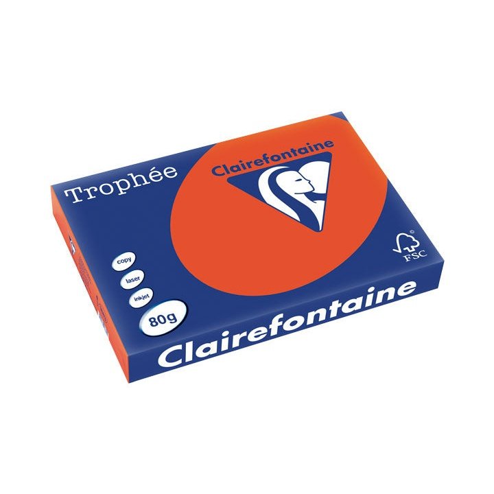 Clairefontaine - PAQ. 500H PAP. TROPHEE CLF INTENSO A3 80G NARA OSC