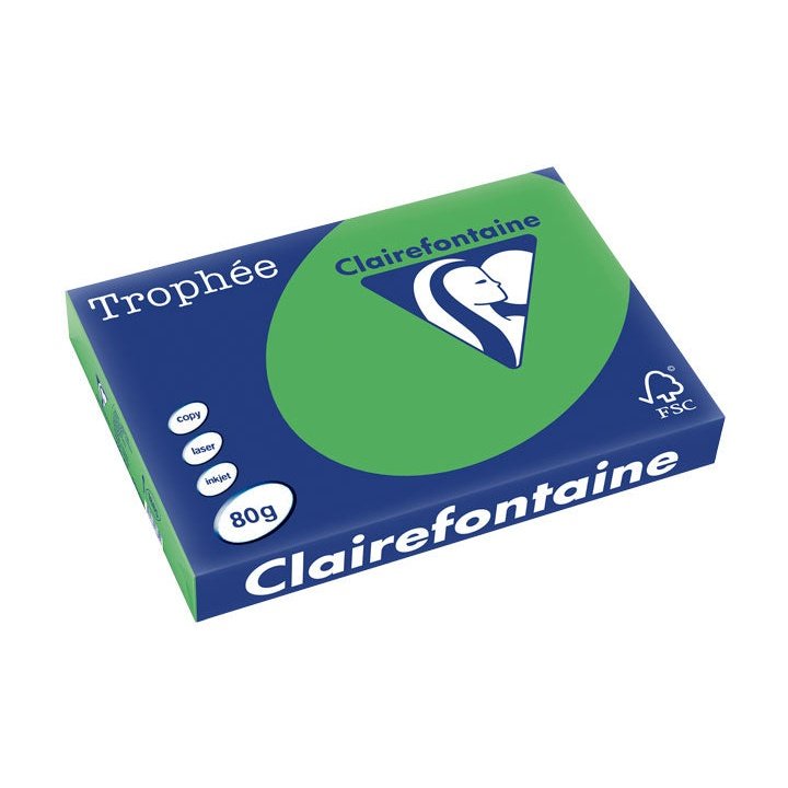 Clairefontaine - PAQ. 500H PAP. TROPHEE CLF INTENSO A3 80G VE MENTA